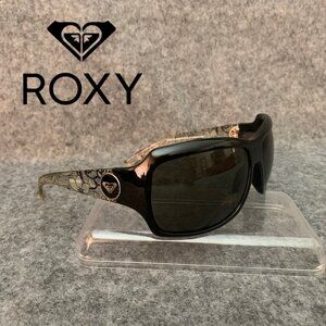 ROXY RX5150/868 Women’s Shyme Shiny Black/Crystal Flower/Grey Sunglasses